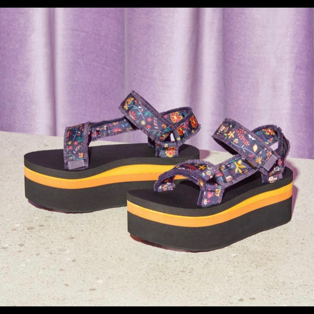 Teva Anna Sui special addition platform sandals